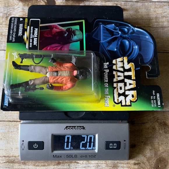 Star Wars The Power of the Force Ponda Baba Action Figure - Picture 4 of 4